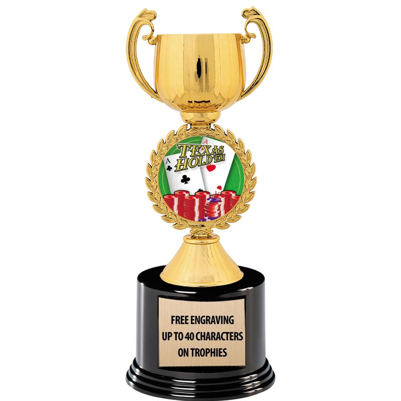 8.75" CHAPLET CUP GLD W/ RND B