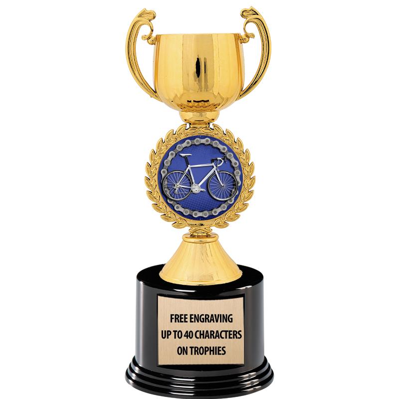 8.75" CHAPLET CUP GLD W/ RND B