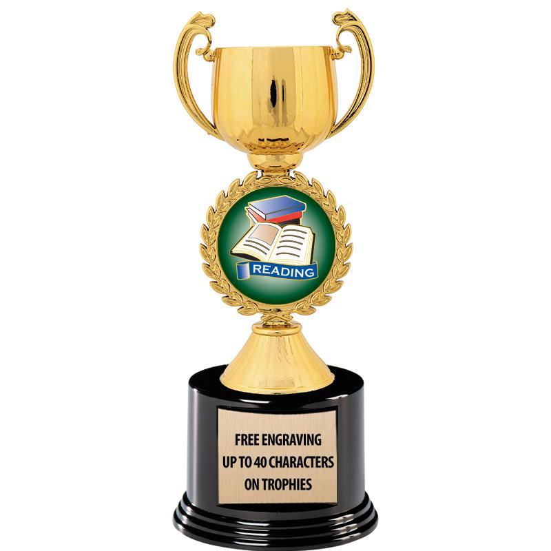 8.75" CHAPLET CUP GLD W/ RND B