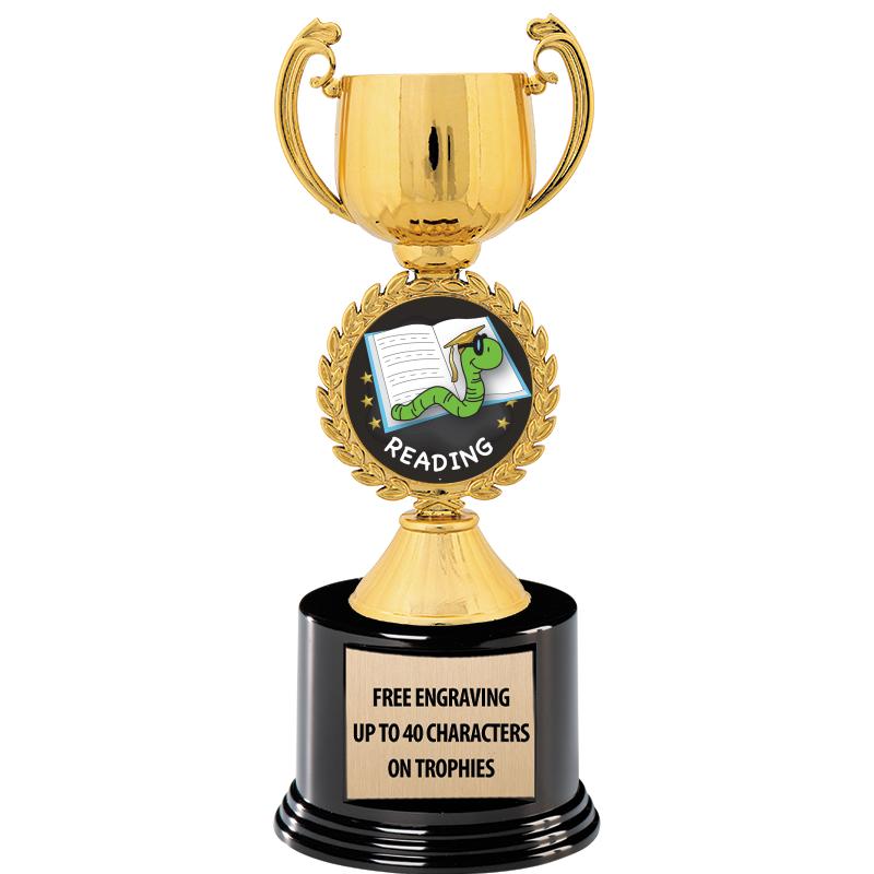 8.75" CHAPLET CUP GLD W/ RND B