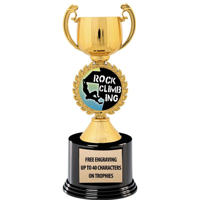 8.75" CHAPLET CUP GLD W/ RND B