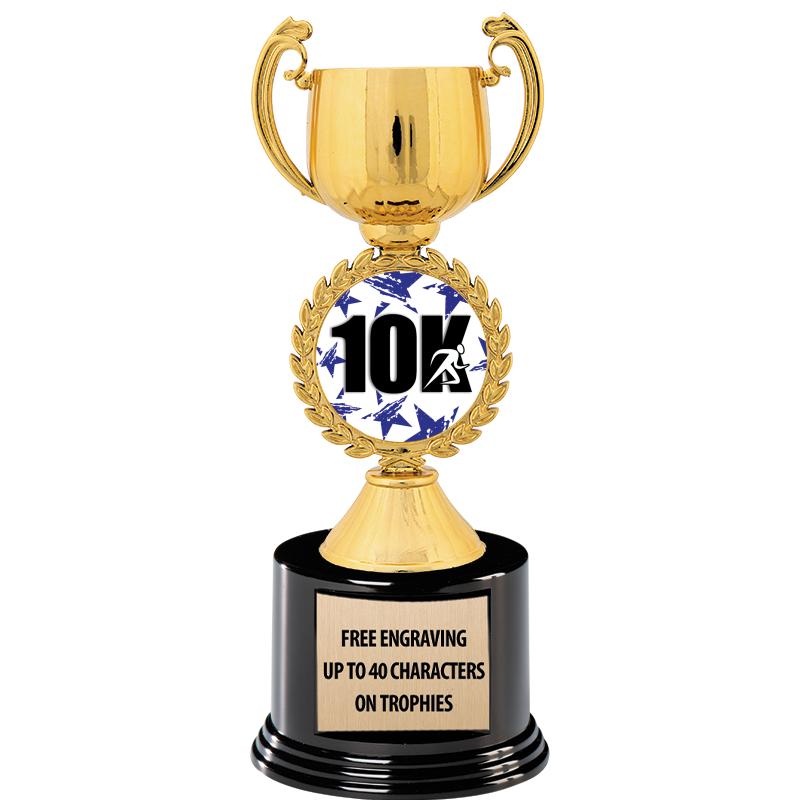 8.75" CHAPLET CUP GLD W/ RND B