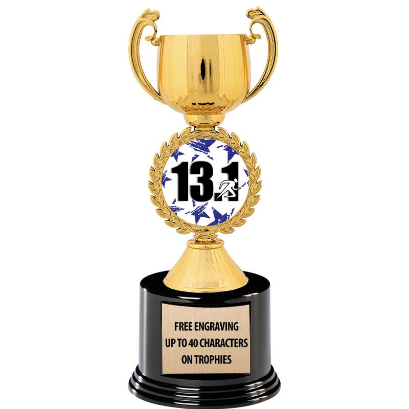 8.75" CHAPLET CUP GLD W/ RND B