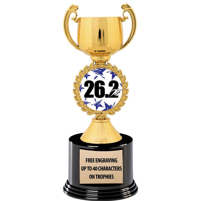 8.75" CHAPLET CUP GLD W/ RND B