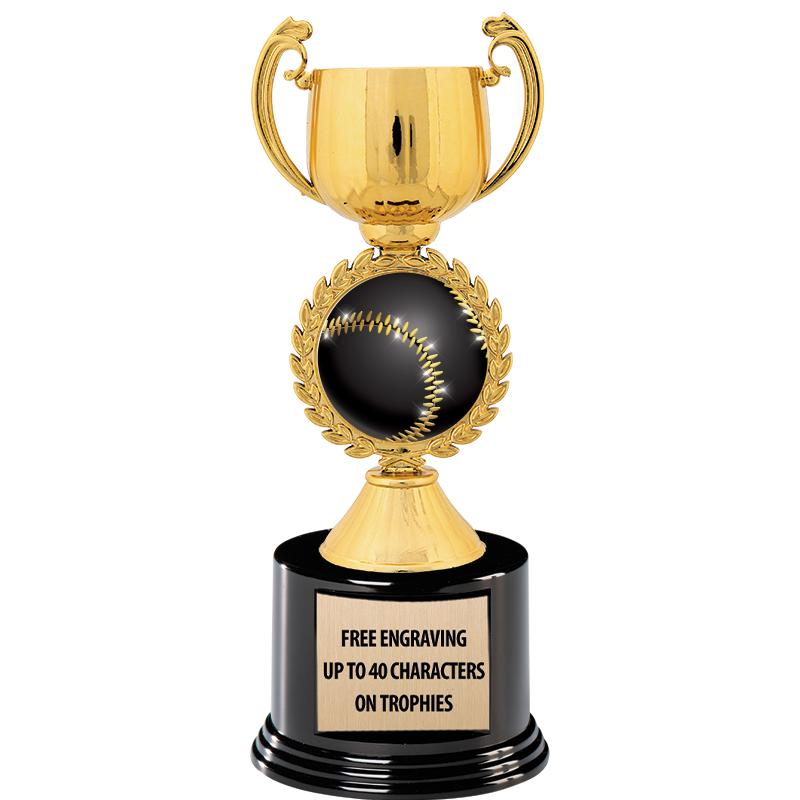 8.75" CHAPLET CUP GLD W/ RND B