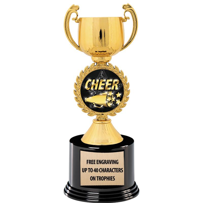 8.75" CHAPLET CUP GLD W/ RND B