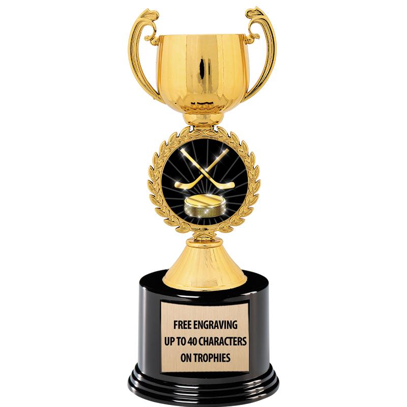 8.75" CHAPLET CUP GLD W/ RND B