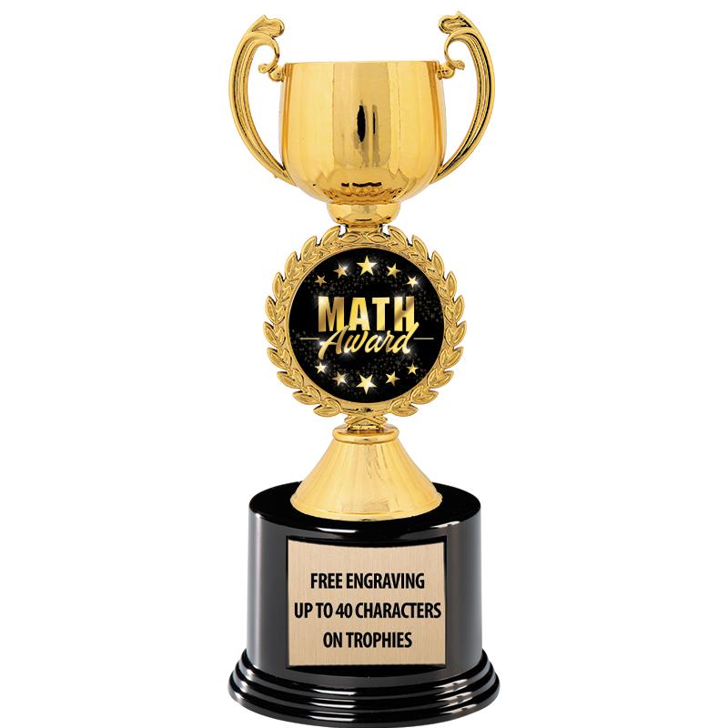 8.75" CHAPLET CUP GLD W/ RND B