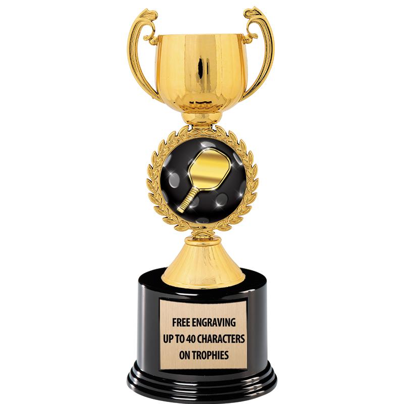 8.75" CHAPLET CUP GLD W/ RND B