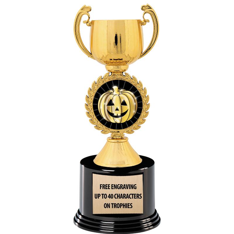 8.75" CHAPLET CUP GLD W/ RND B