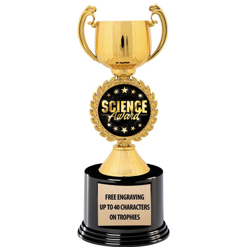 8.75" CHAPLET CUP GLD W/ RND B