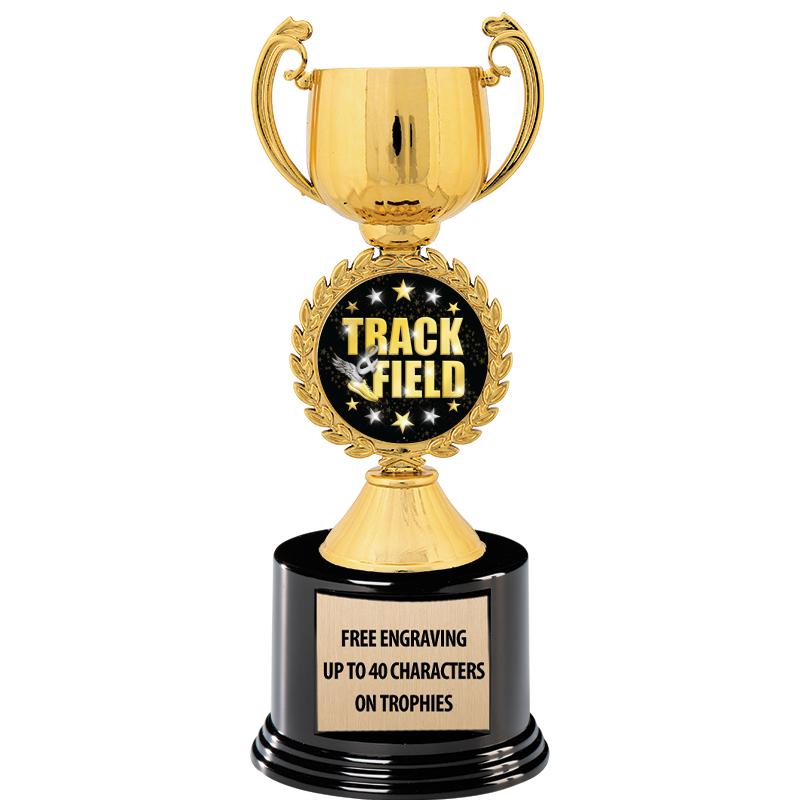 8.75" CHAPLET CUP GLD W/ RND B