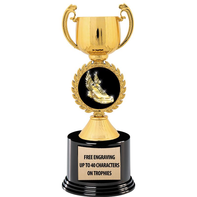 8.75" CHAPLET CUP GLD W/ RND B