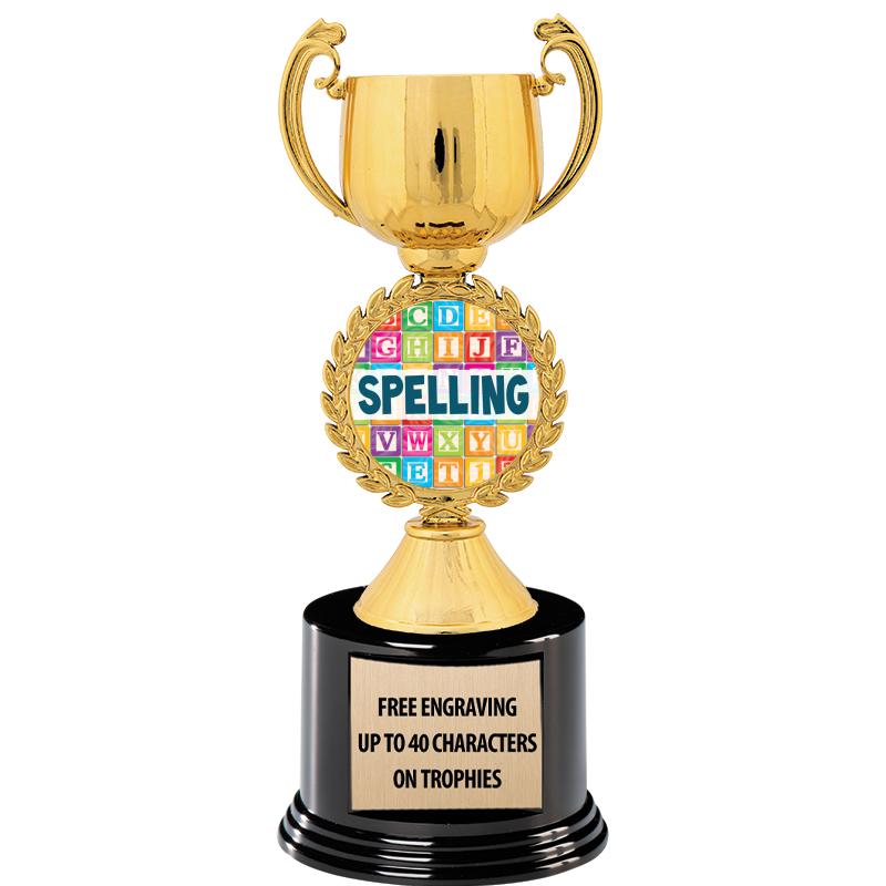 8.75" CHAPLET CUP GLD W/ RND B