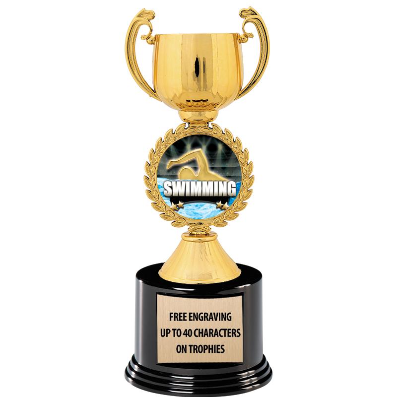 8.75" CHAPLET CUP GLD W/ RND B