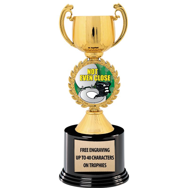 8.75" CHAPLET CUP GLD W/ RND B