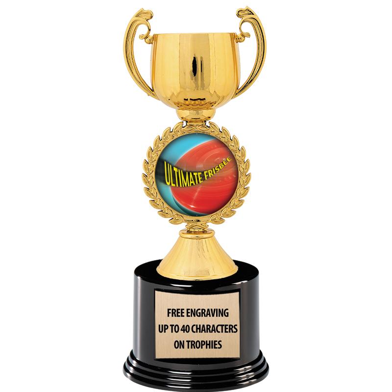 8.75" CHAPLET CUP GLD W/ RND B