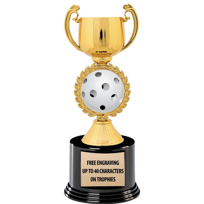 8.75" CHAPLET CUP GLD W/ RND B