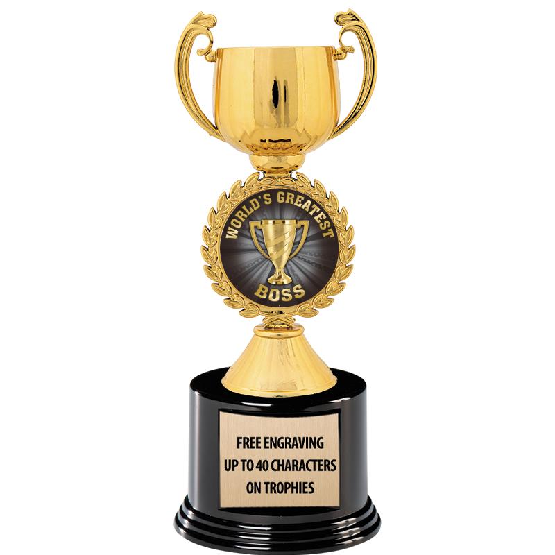 8.75" CHAPLET CUP GLD W/ RND B