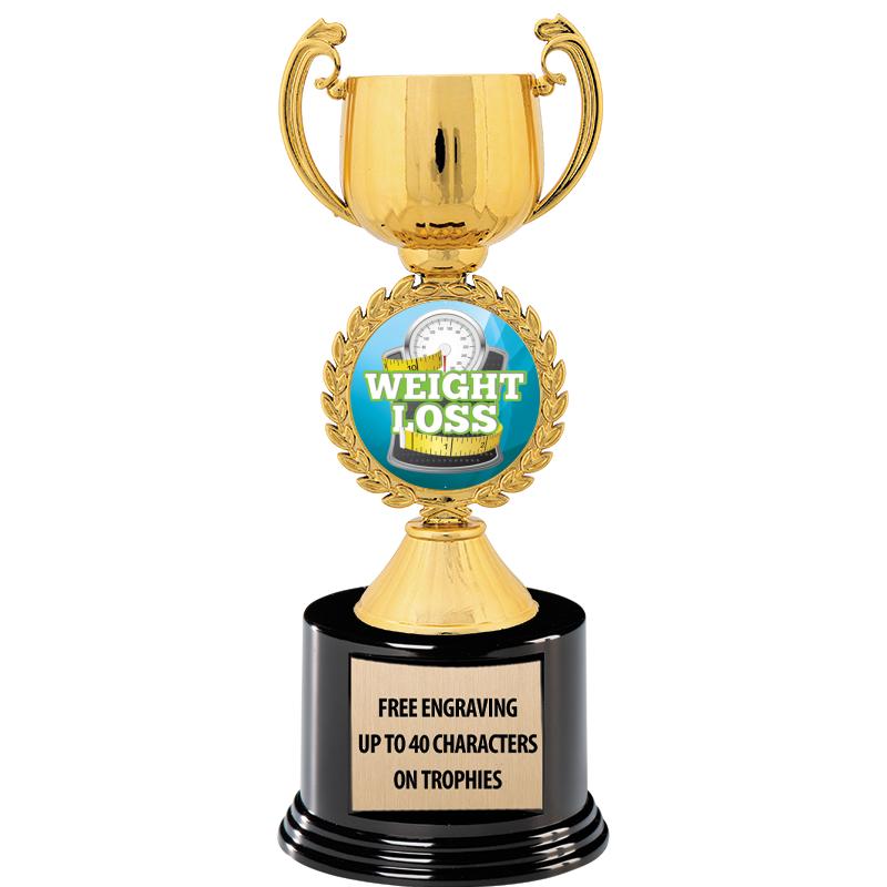 8.75" CHAPLET CUP GLD W/ RND B