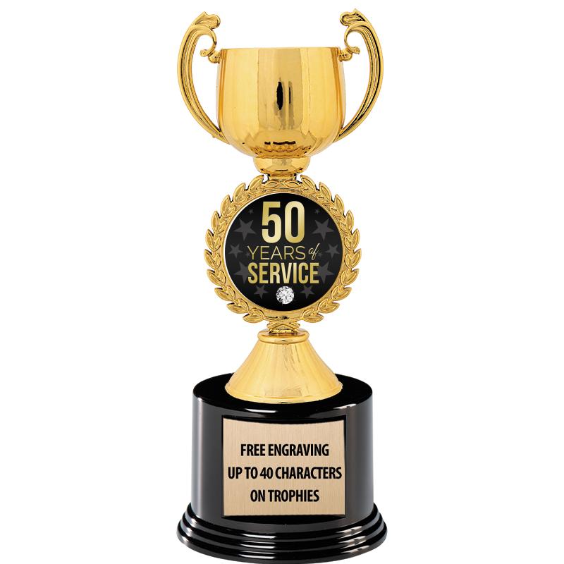 8.75" CHAPLET CUP GLD W/ RND B