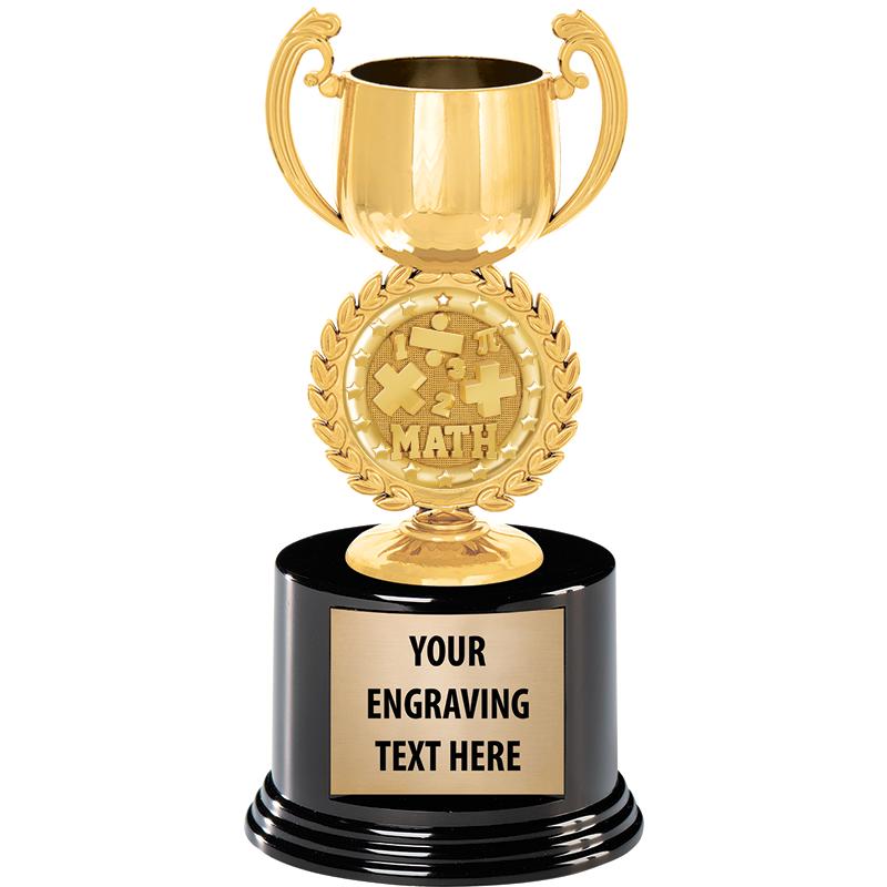 8" CHAPLET CUP GLD W/RND BS