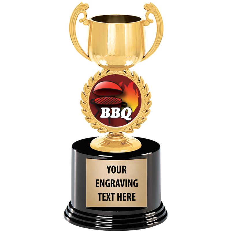 8" CHAPLET CUP GLD W/RND BS