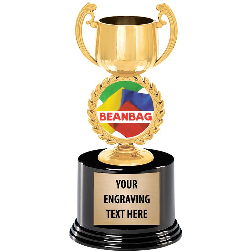 8" CHAPLET CUP GLD W/RND BS