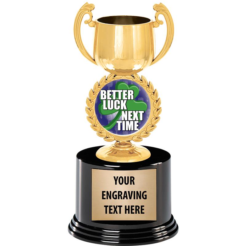 8" CHAPLET CUP GLD W/RND BS