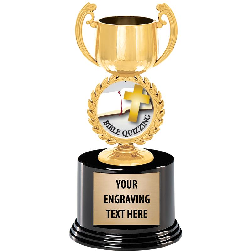 8" CHAPLET CUP GLD W/RND BS