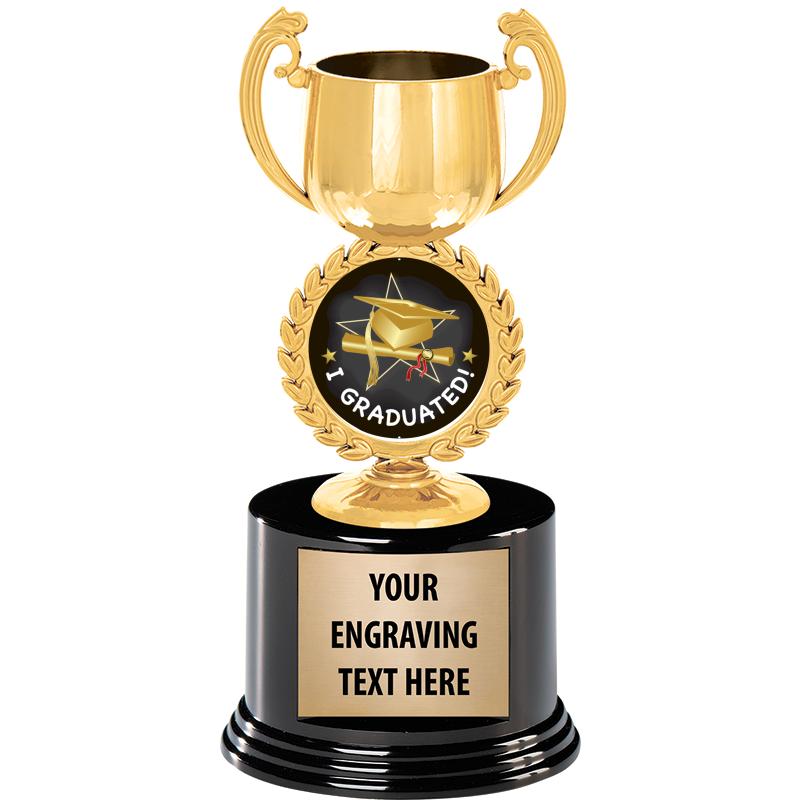 8" CHAPLET CUP GLD W/RND BS