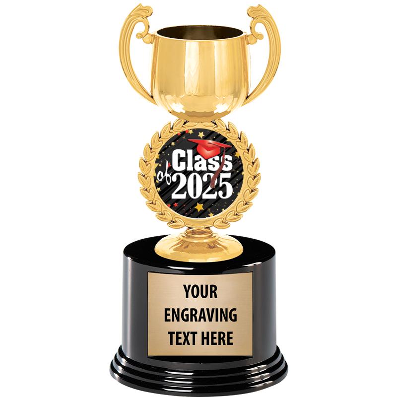 8" CHAPLET CUP GLD W/RND BS