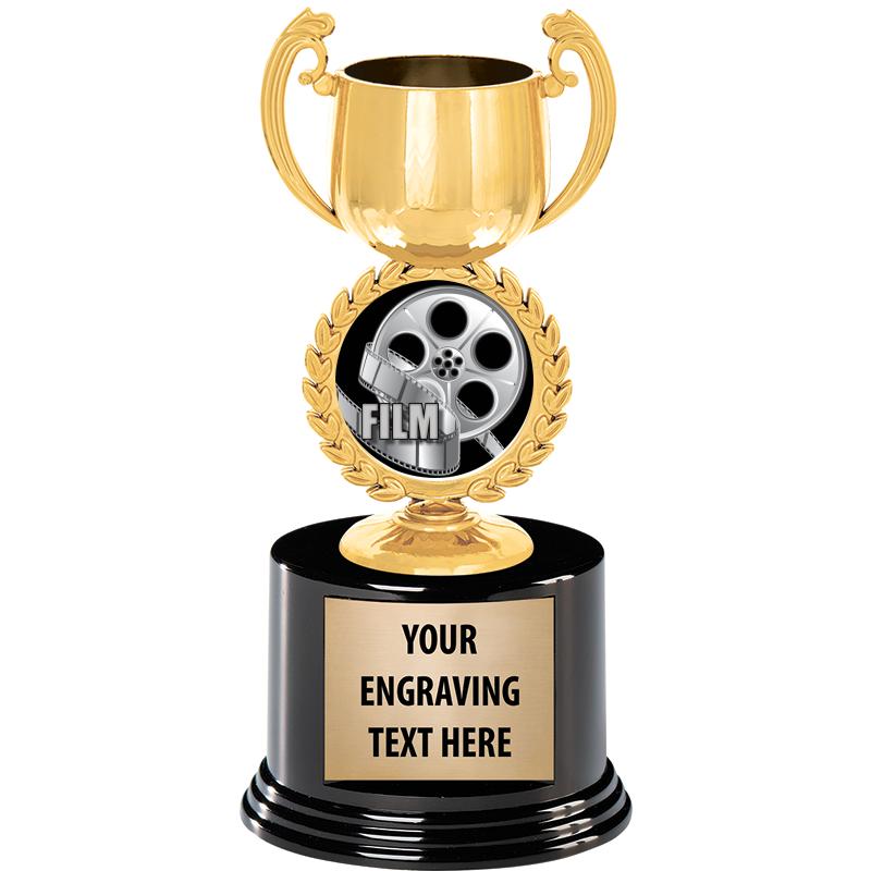 8" CHAPLET CUP GLD W/RND BS