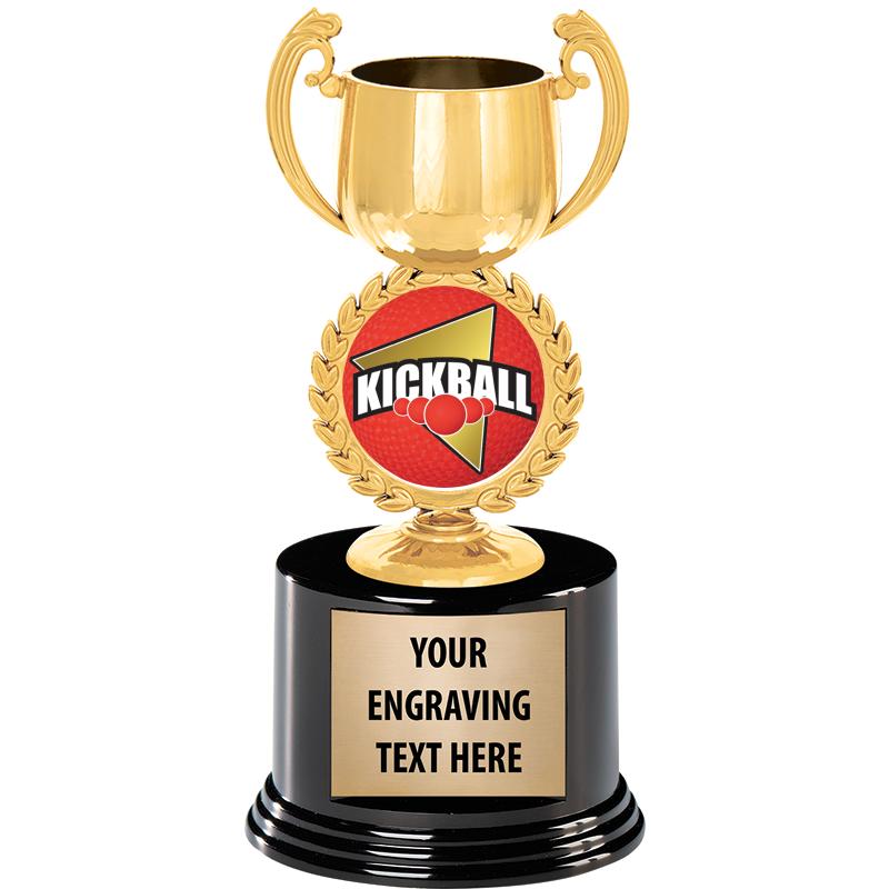 8" CHAPLET CUP GLD W/RND BS