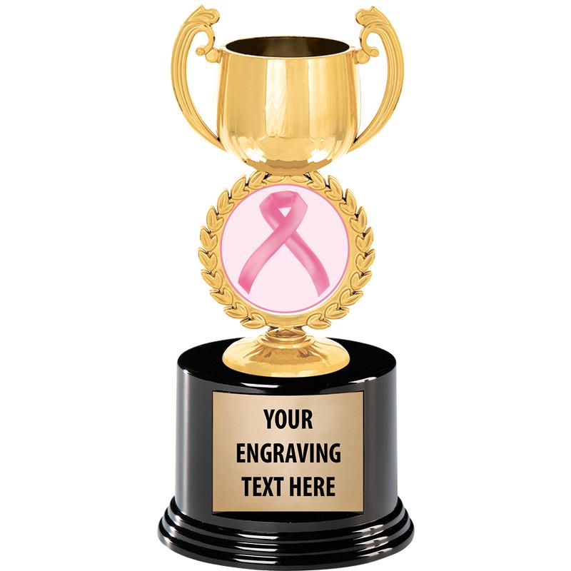 8" CHAPLET CUP GLD W/RND BS