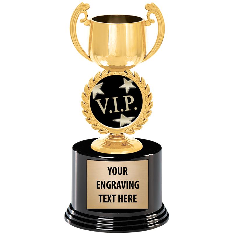 8" CHAPLET CUP GLD W/RND BS