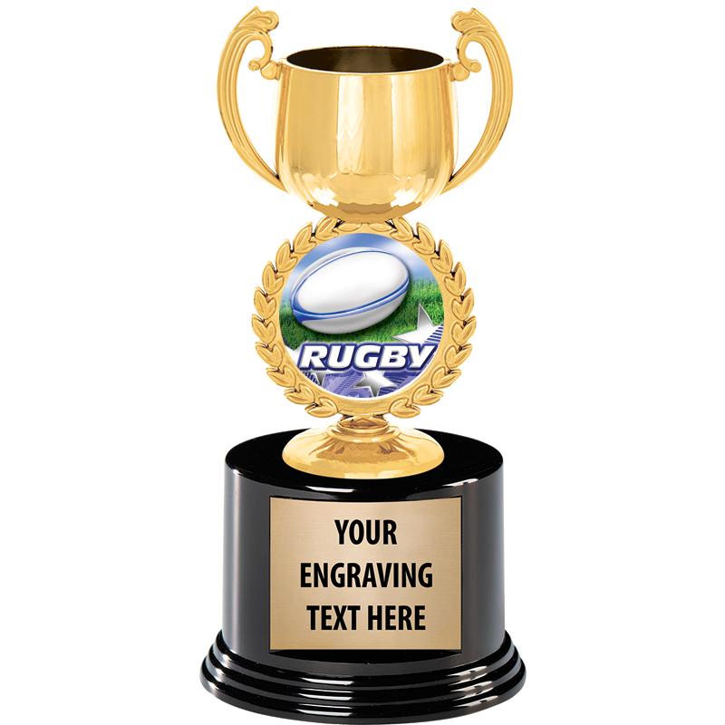 8" CHAPLET CUP GLD W/RND BS