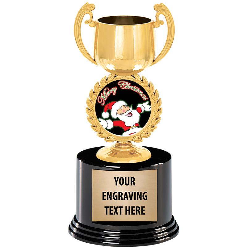 8" CHAPLET CUP GLD W/RND BS