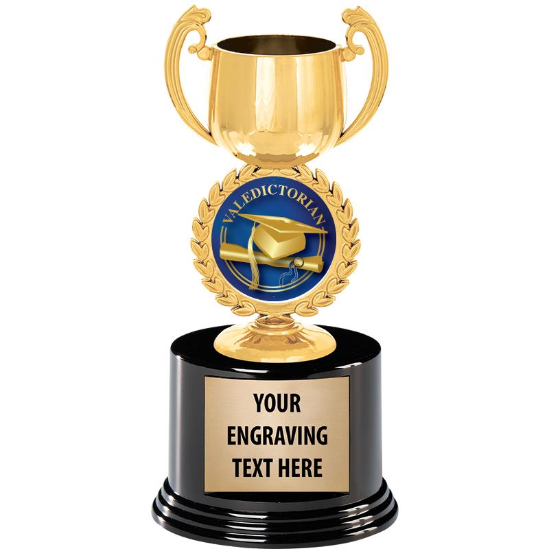 8" CHAPLET CUP GLD W/RND BS