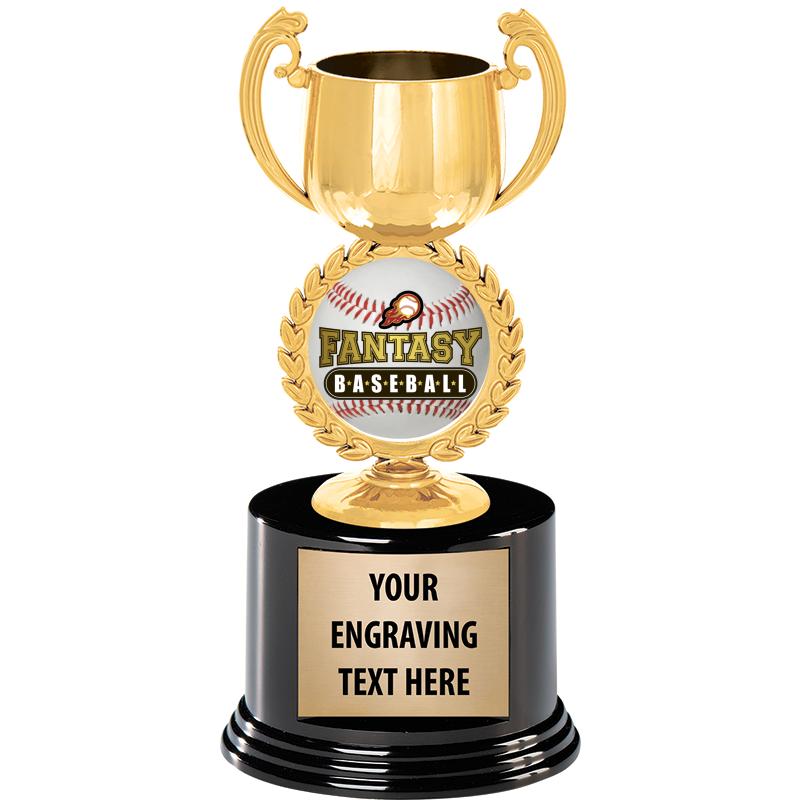 8" CHAPLET CUP GLD W/RND BS