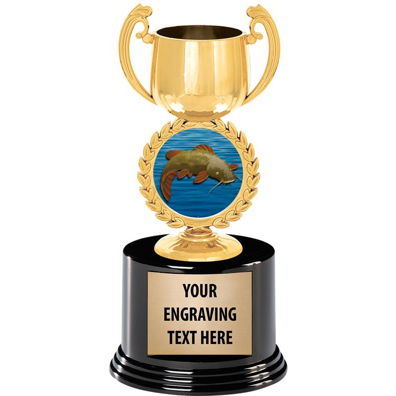 8" CHAPLET CUP GLD W/RND BS