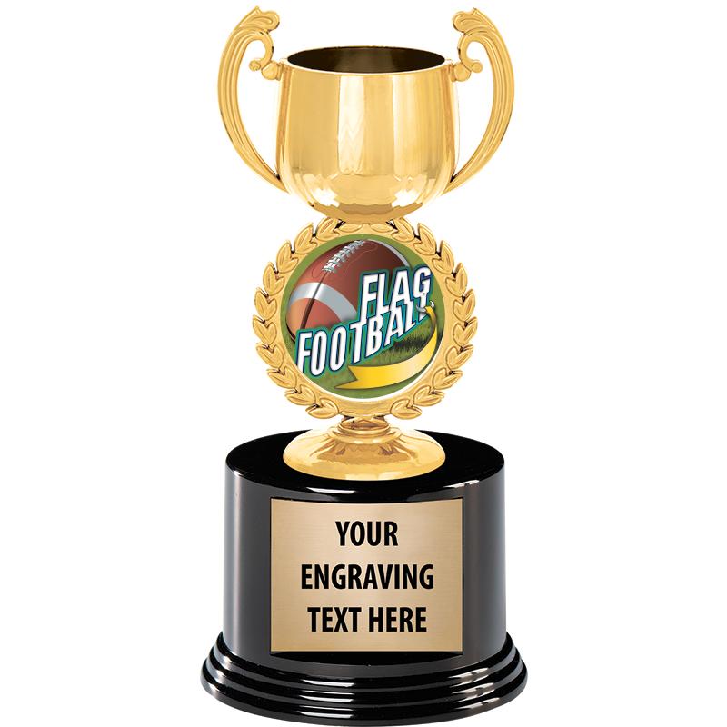 8" CHAPLET CUP GLD W/RND BS