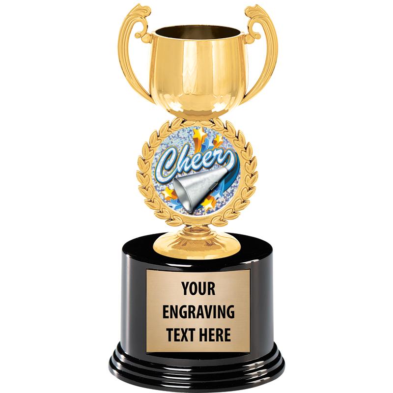 8" CHAPLET CUP GLD W/RND BS