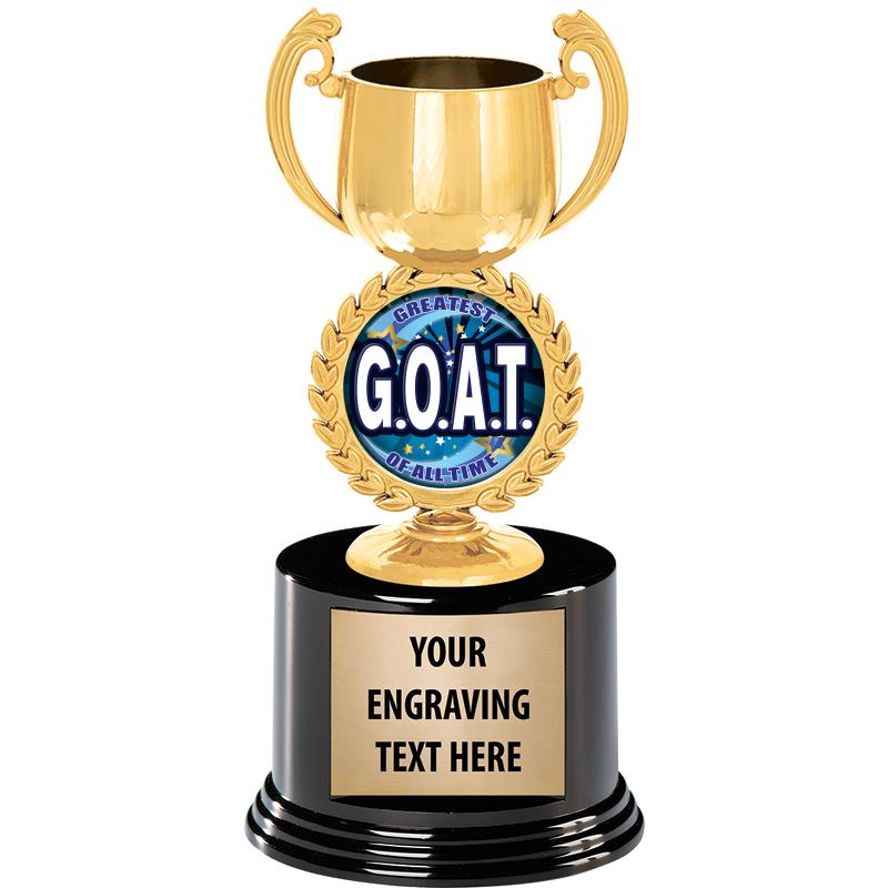 8" CHAPLET CUP GLD W/RND BS