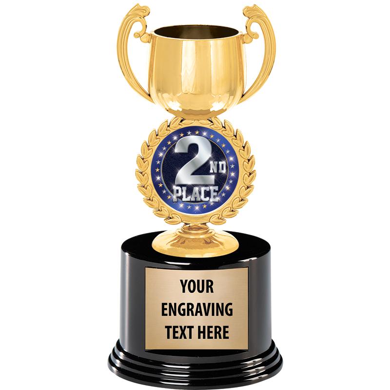 8" CHAPLET CUP GLD W/RND BS