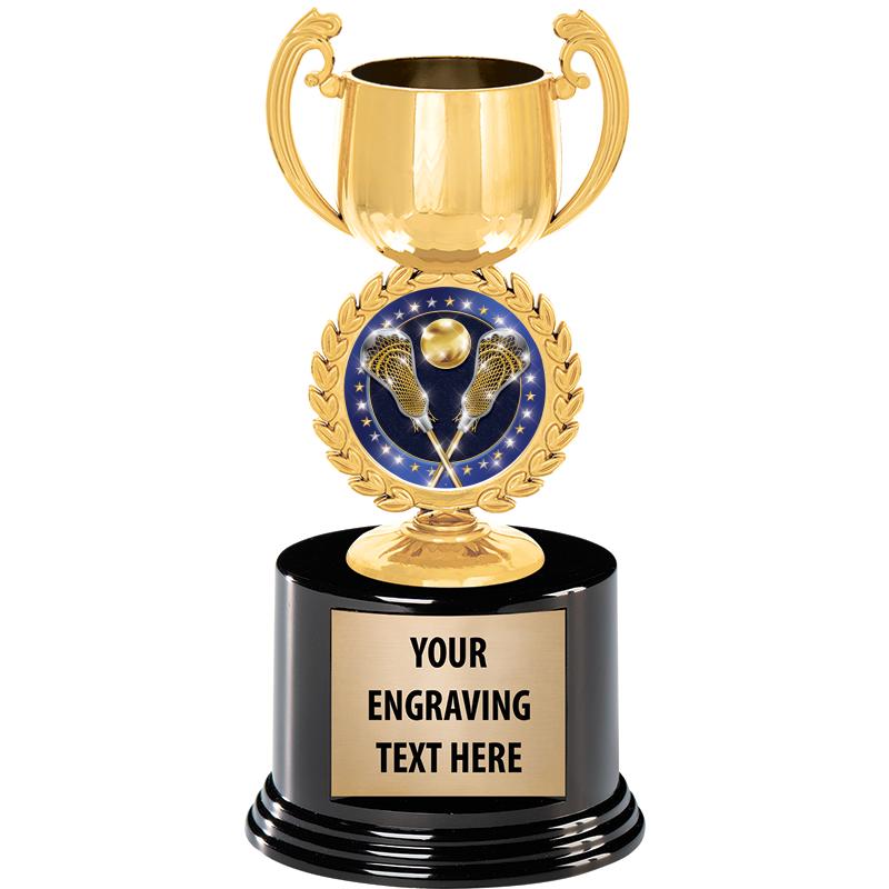 8" CHAPLET CUP GLD W/RND BS