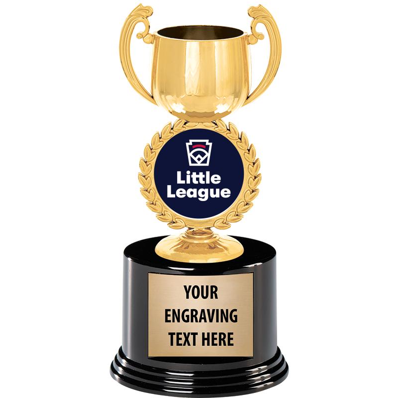 8" CHAPLET CUP GLD W/RND BS