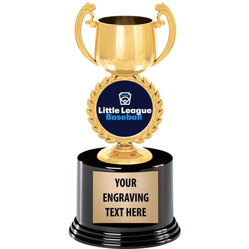 8" CHAPLET CUP GLD W/RND BS