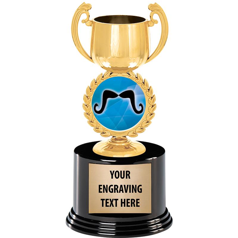 8" CHAPLET CUP GLD W/RND BS