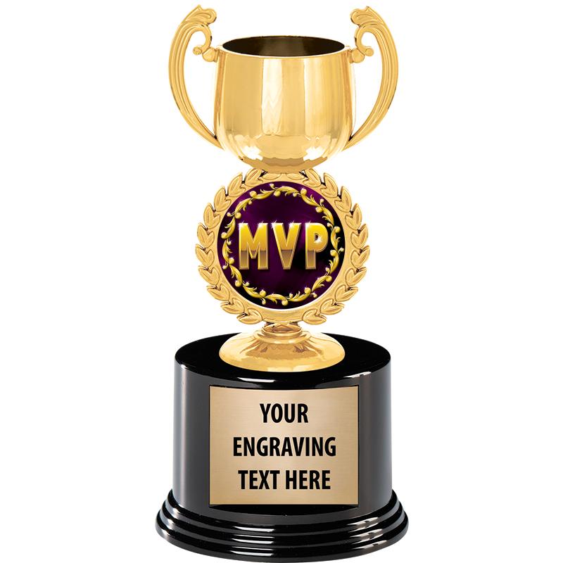 8" CHAPLET CUP GLD W/RND BS